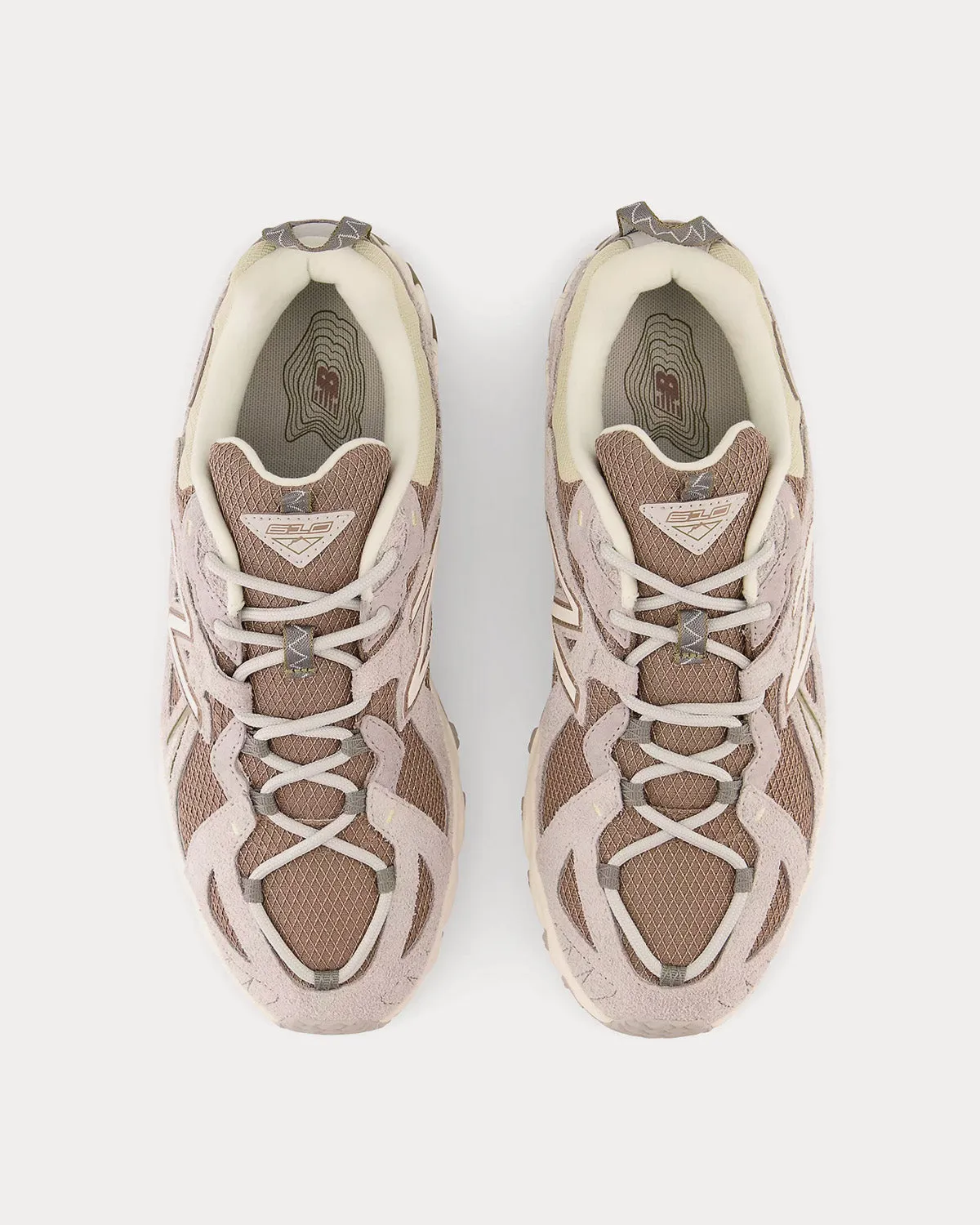 610v1 Brighton Grey with Mushroom and Concrete Low Top Sneakers
