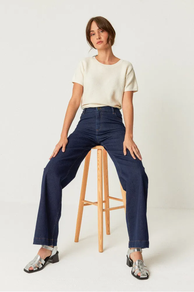 AINHIZE Trouser dark denim | SKFK