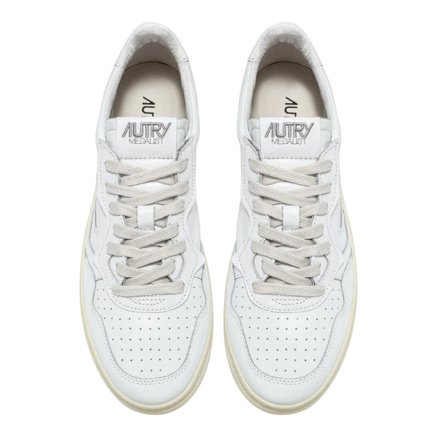 Autry Medalist Low Goat/White for Women AULW-GG04
