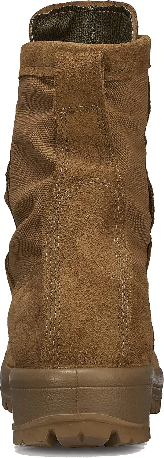 Belleville C790 ST 8 Waterproof Steel Toe Flight and Combat Boots for Men - AR 670-1/AFI 36-2903 Army/USAF Flight Approved Coyote Brown with Vibram Outsole; Berry Compliant