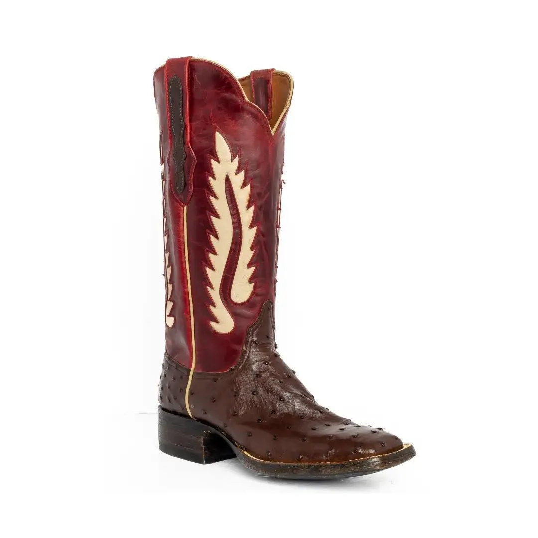Black Jack Women's Cowboy Boots 13" Full Quill Ostrich