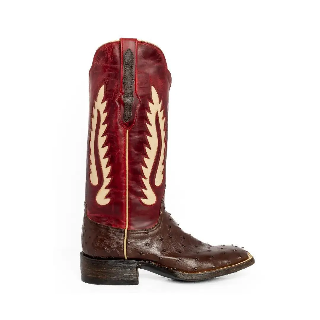 Black Jack Women's Cowboy Boots 13" Full Quill Ostrich