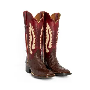 Black Jack Women's Cowboy Boots 13" Full Quill Ostrich