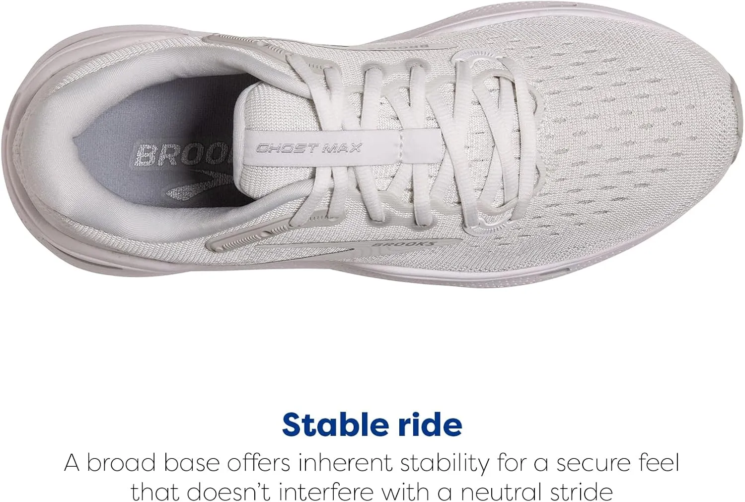 Brooks Mens Ghost Max Cushion Neutral Running & Walking Shoe