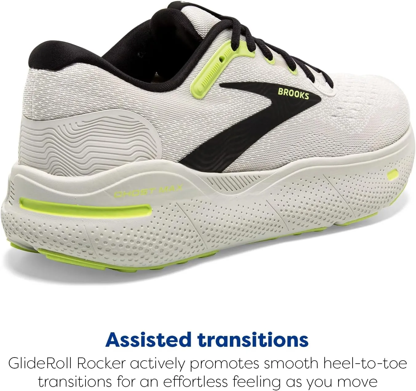Brooks Mens Ghost Max Cushion Neutral Running & Walking Shoe