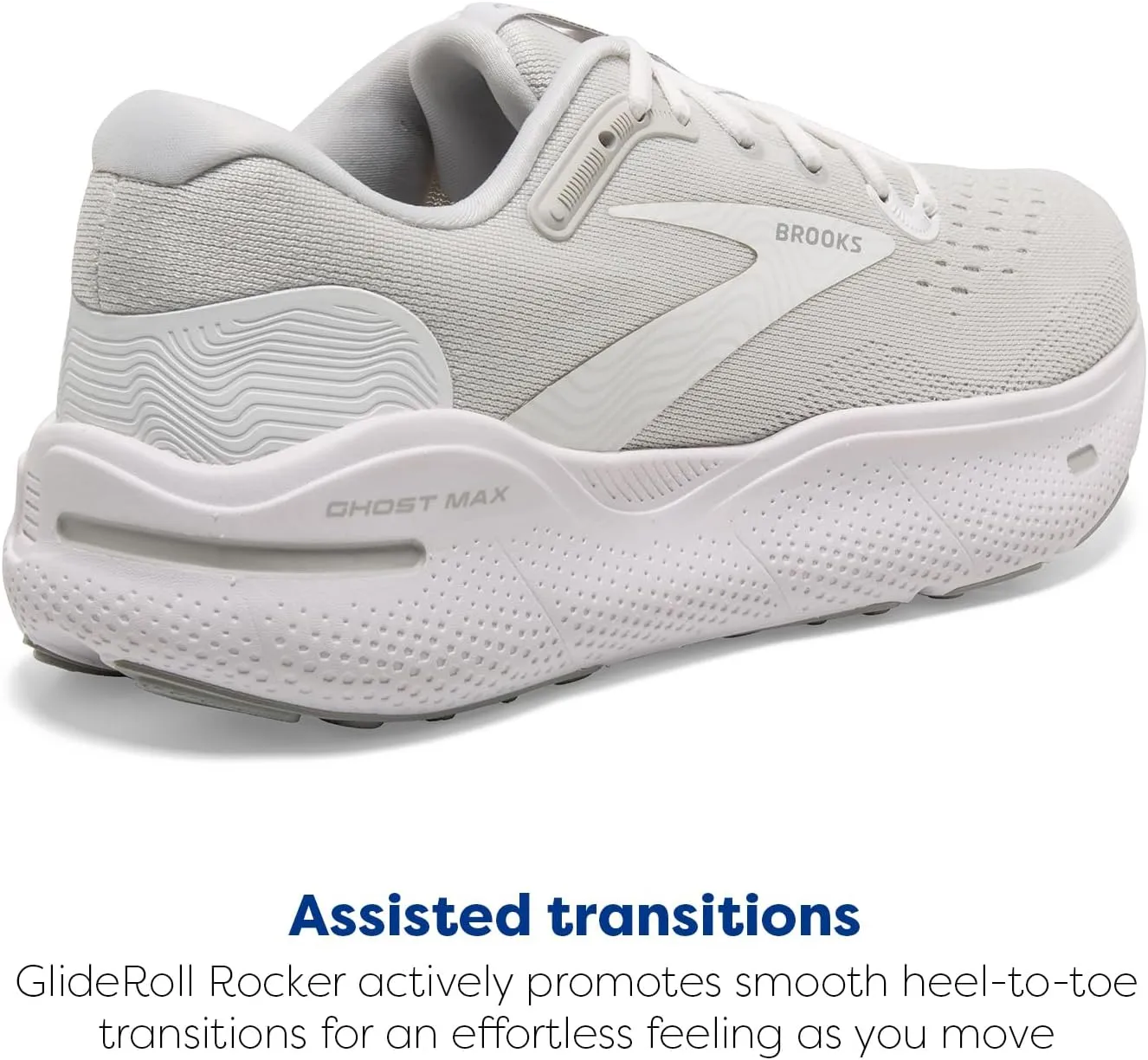 Brooks Mens Ghost Max Cushion Neutral Running & Walking Shoe