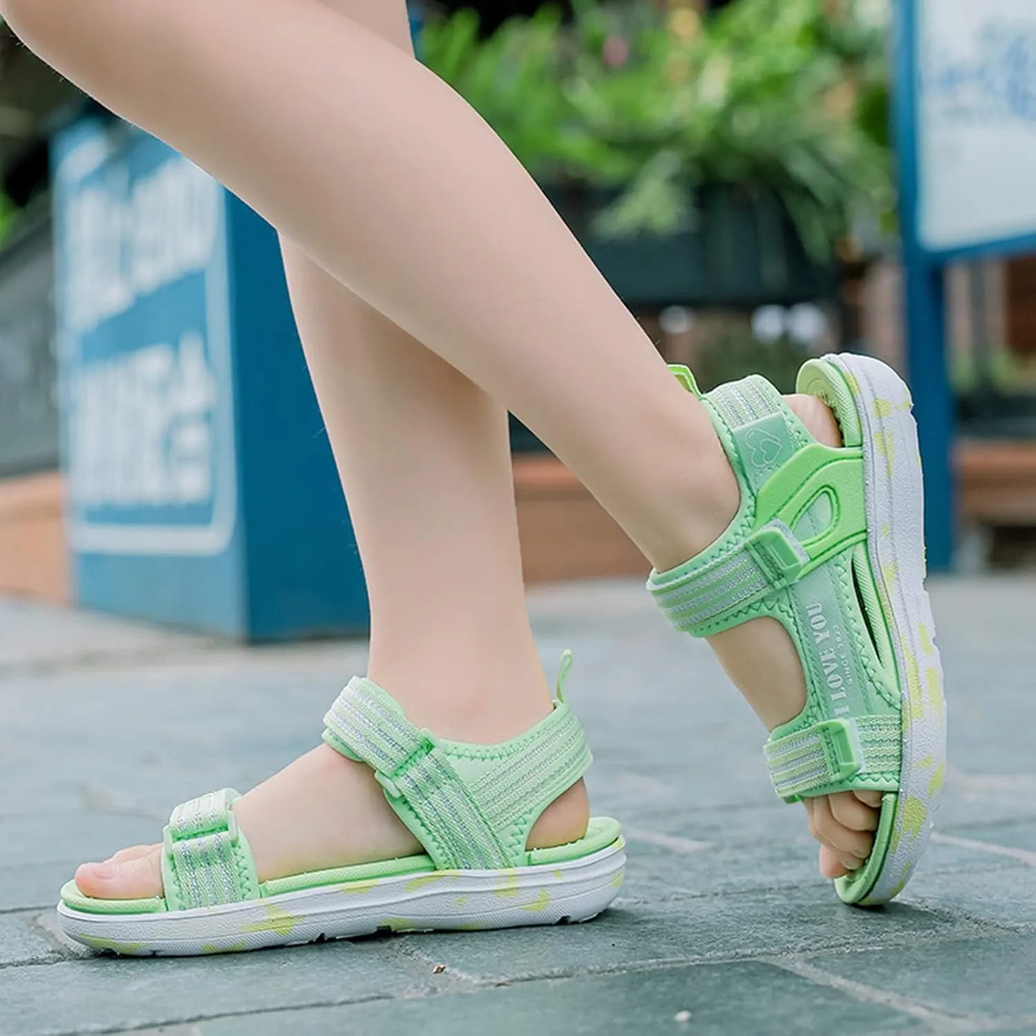 Children Shoes Fashion Beach Sandals Light Soft Sweet Girl Sandals Medium And Large Girls Size 2 Sandals Big Kid
