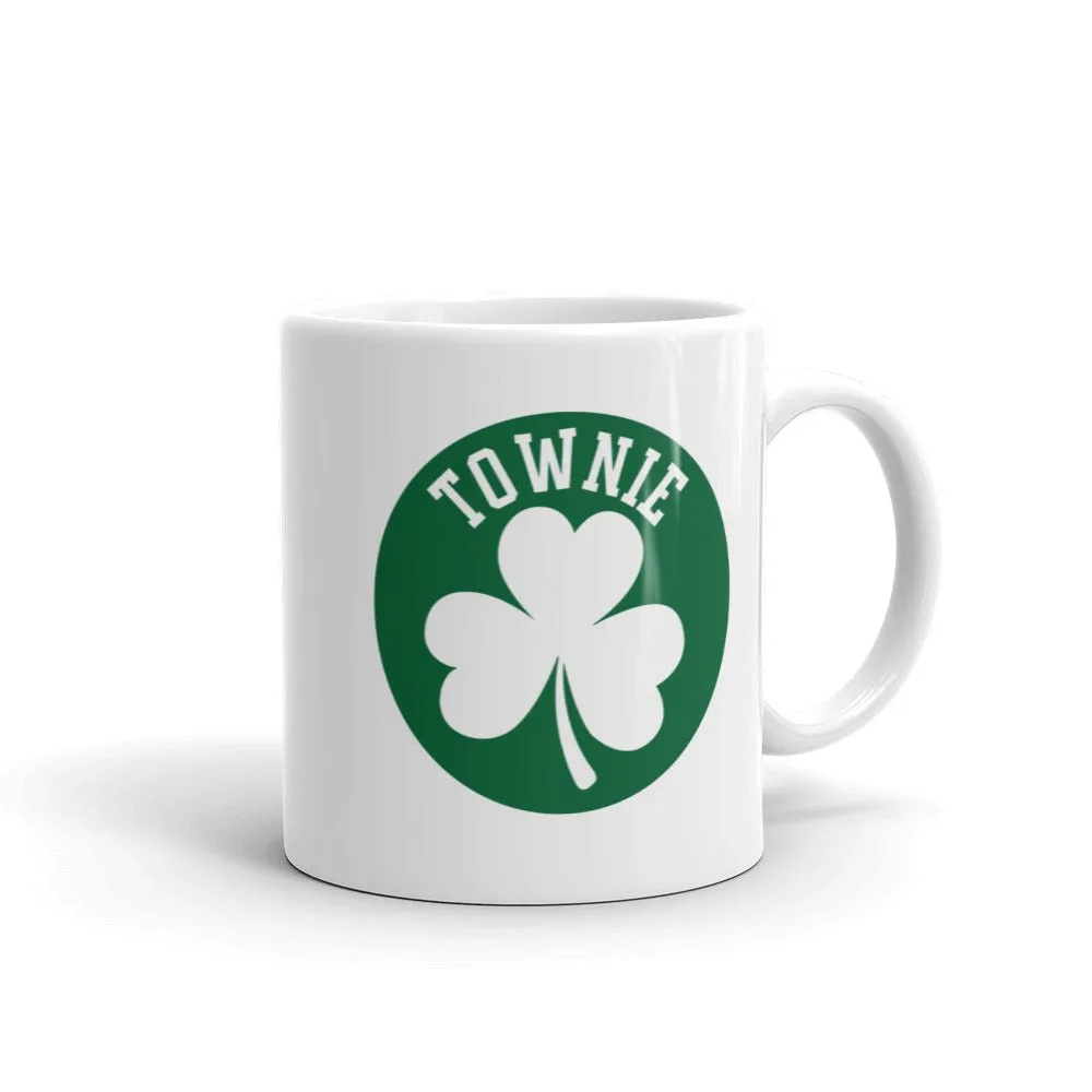 City on a Hill Shamrock Townie White Mug