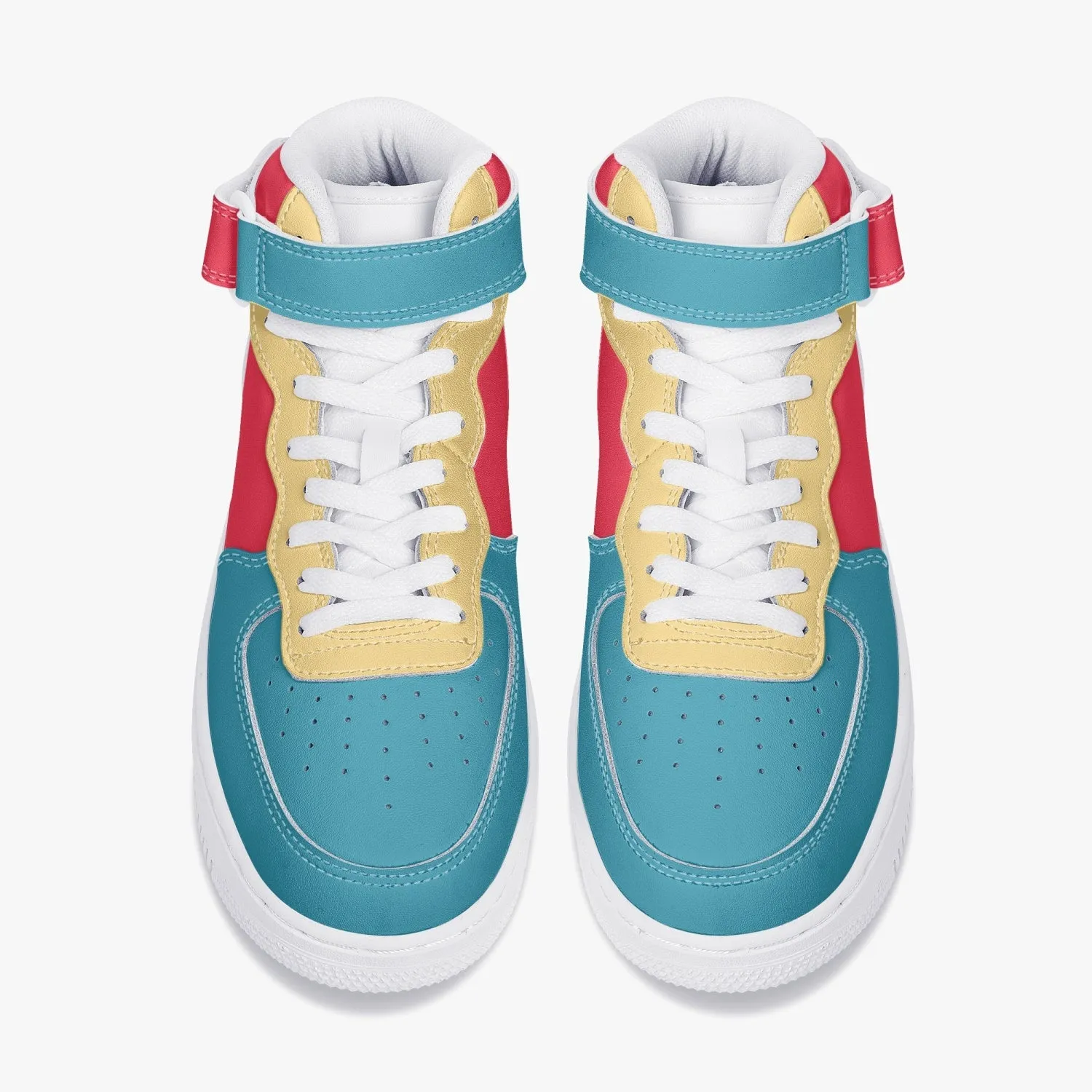 Colour Block Hi-Top SneakersPlus SIze