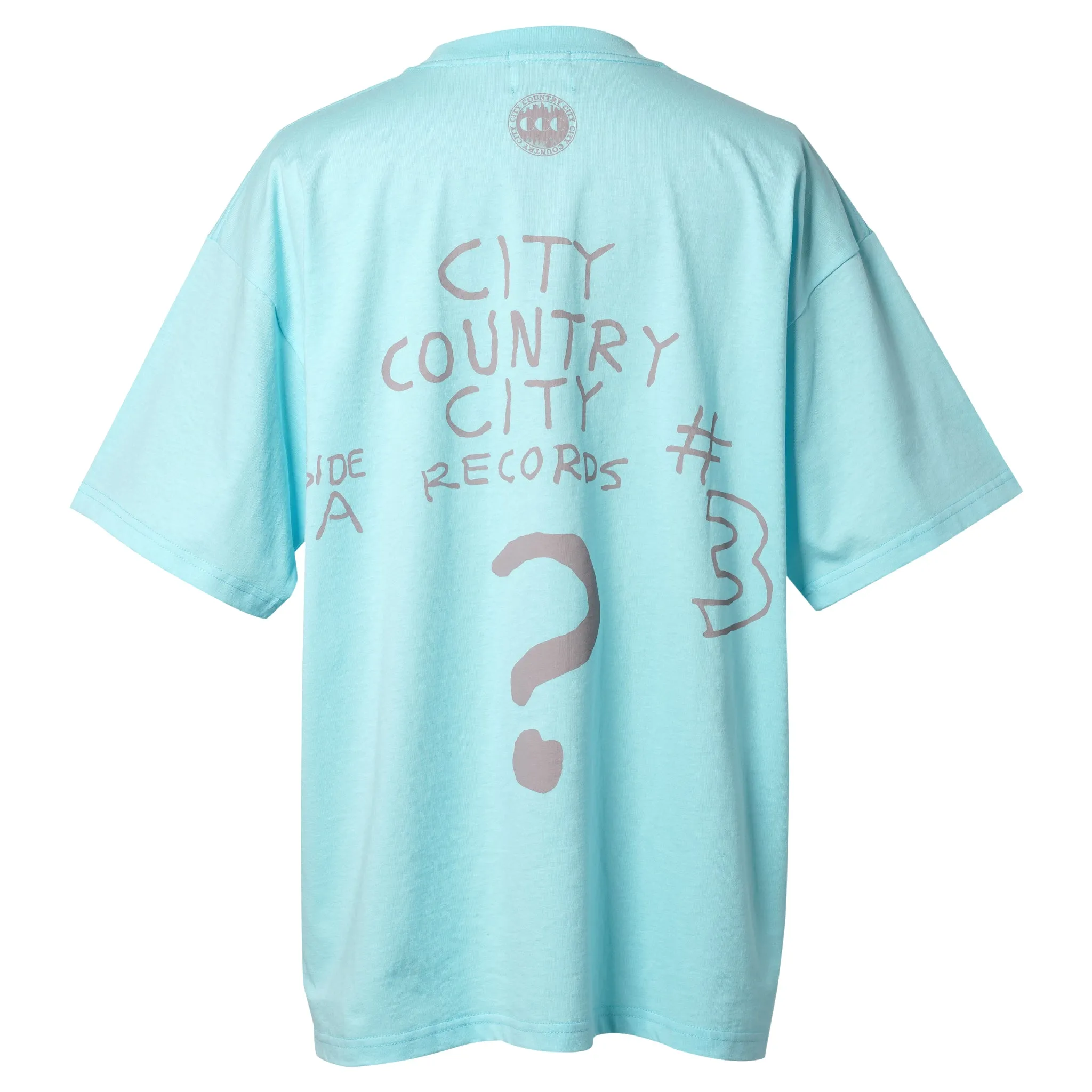 COTTON S/S T-SHIRT_WHAT HAPPEND? / BLUE