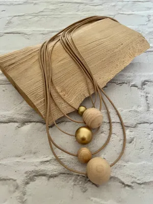 Danica Urban Multi-strand Necklace Sand