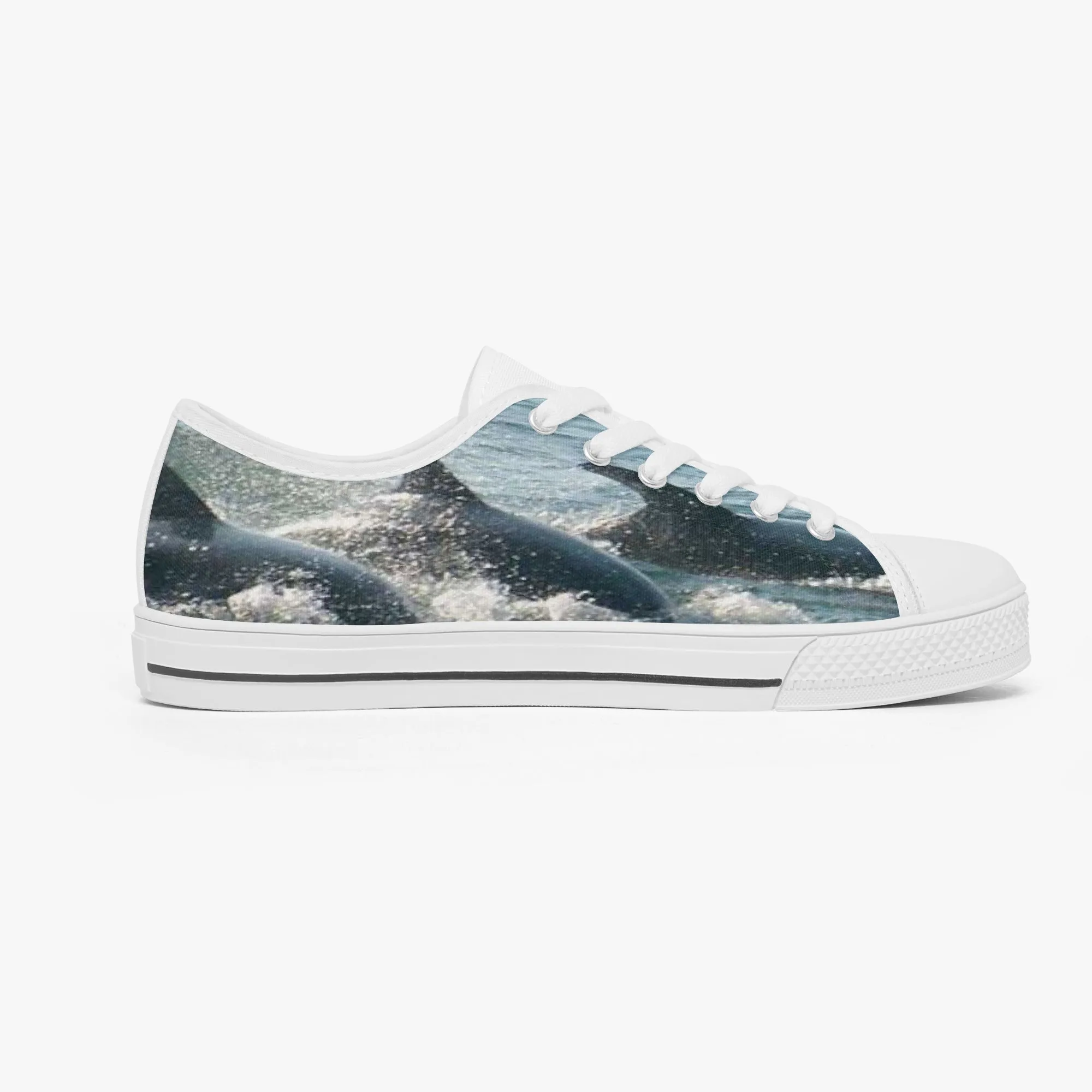 Dolphin Classic Low-Top Canvas Shoes