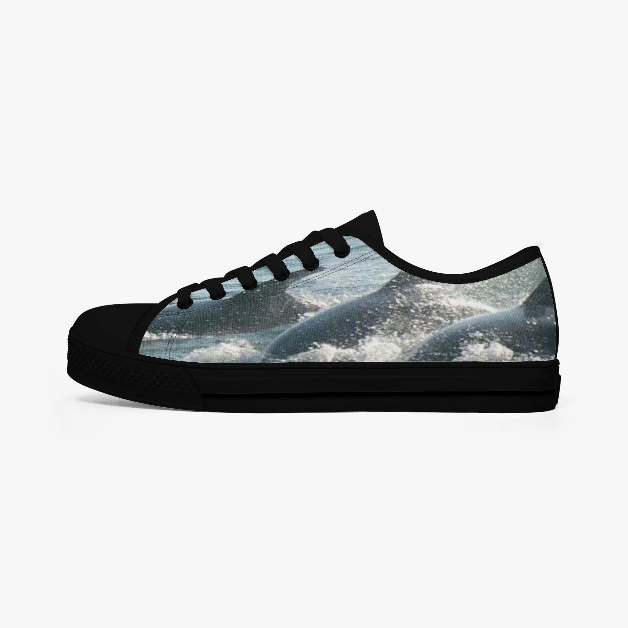 Dolphin Classic Low-Top Canvas Shoes