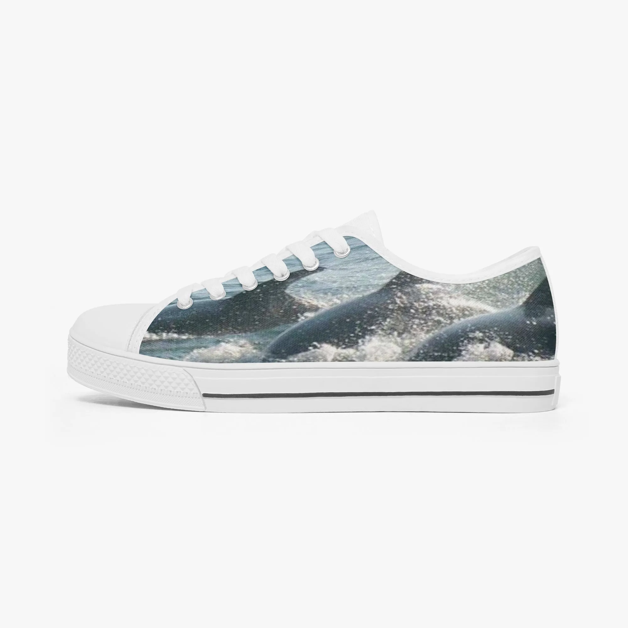 Dolphin Classic Low-Top Canvas Shoes