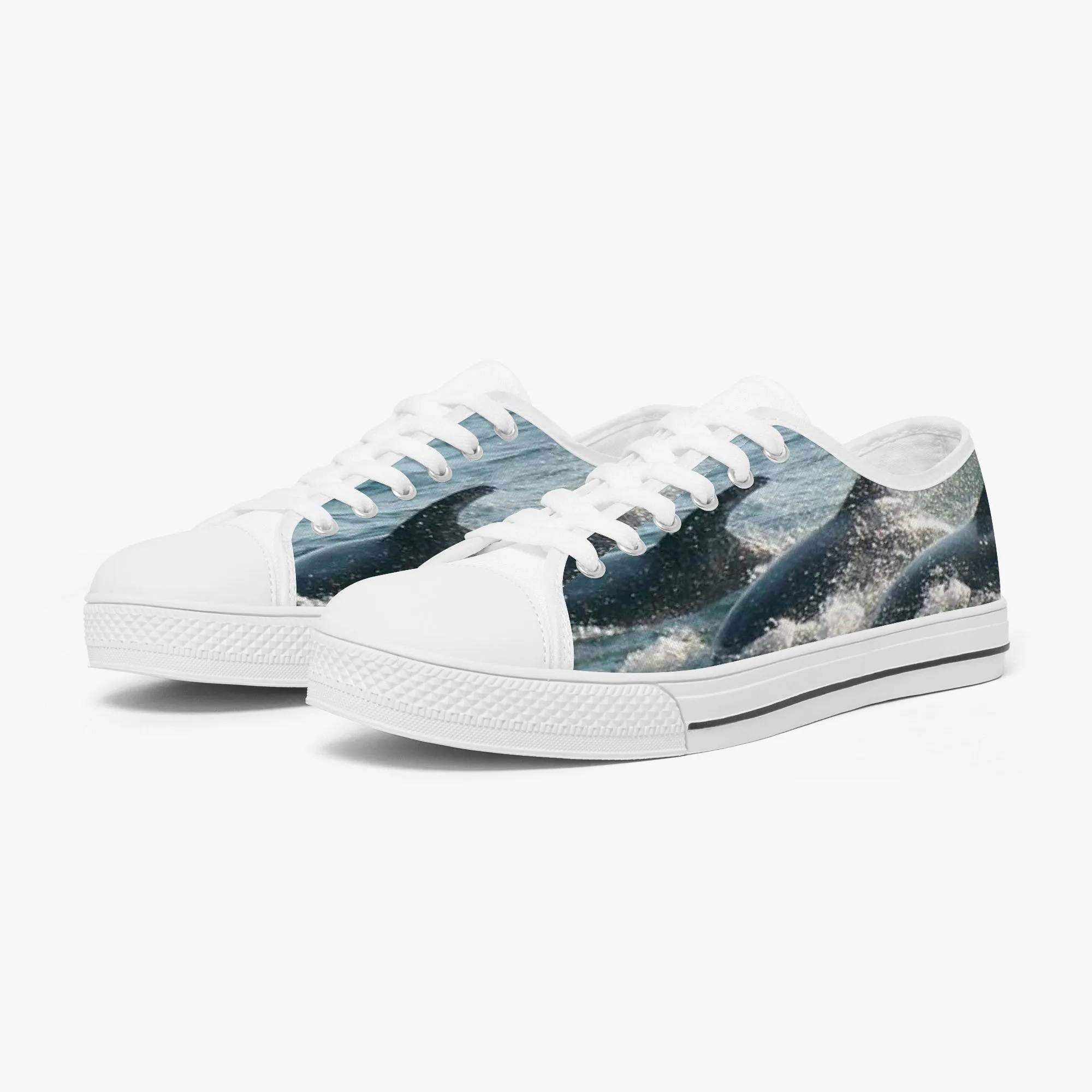 Dolphin Classic Low-Top Canvas Shoes