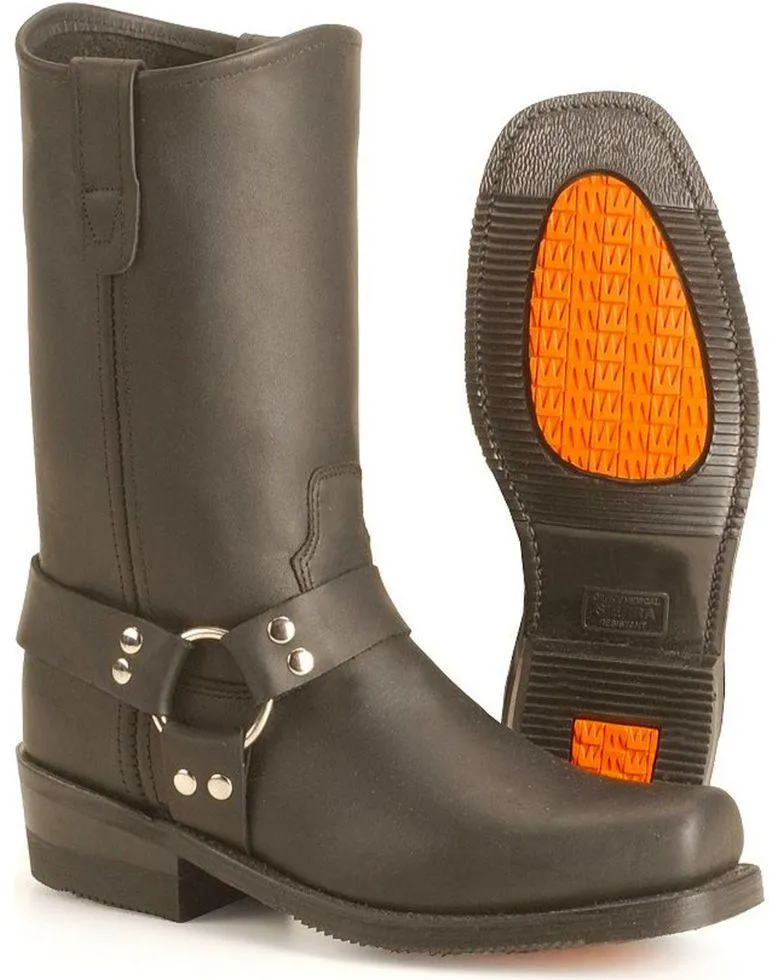 Double-H Road Warrior 10" Motorcycle Boots - 4008
