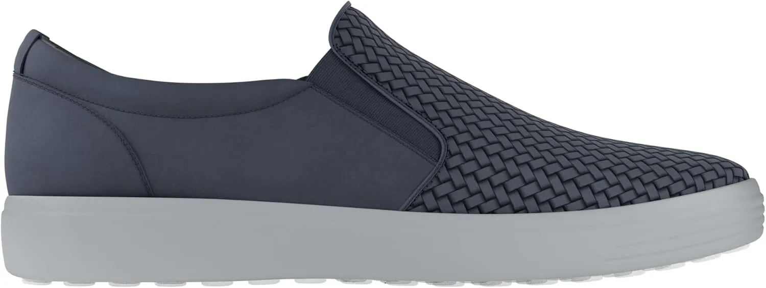 ECCO Womens Soft 7 Woven Slip On 2.0 Sneaker