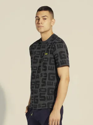 Eco Black Galen Logo Active T-Shirt