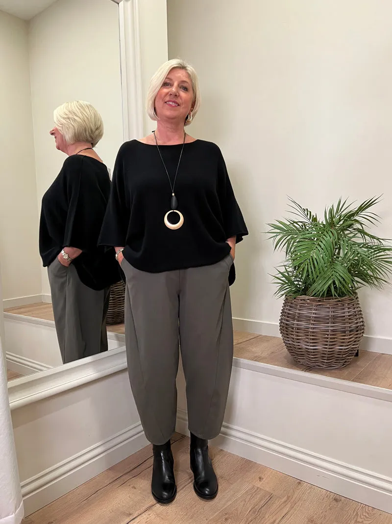 Emer Cocoon Trousers Navy