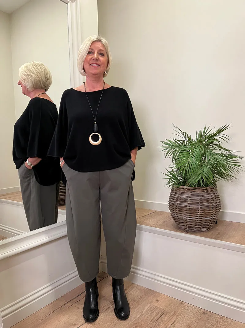 Emer Cocoon Trousers Navy