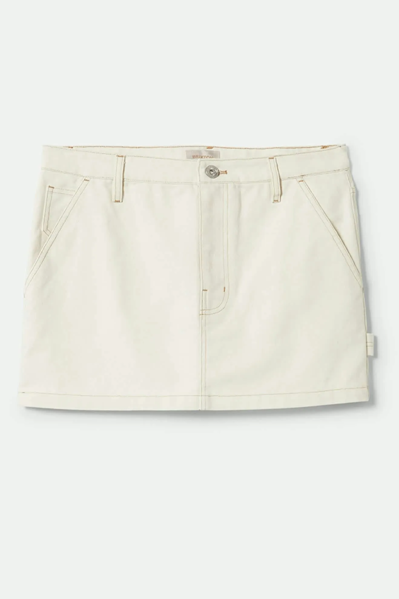Essex Painter Mini Skirt - Egret White