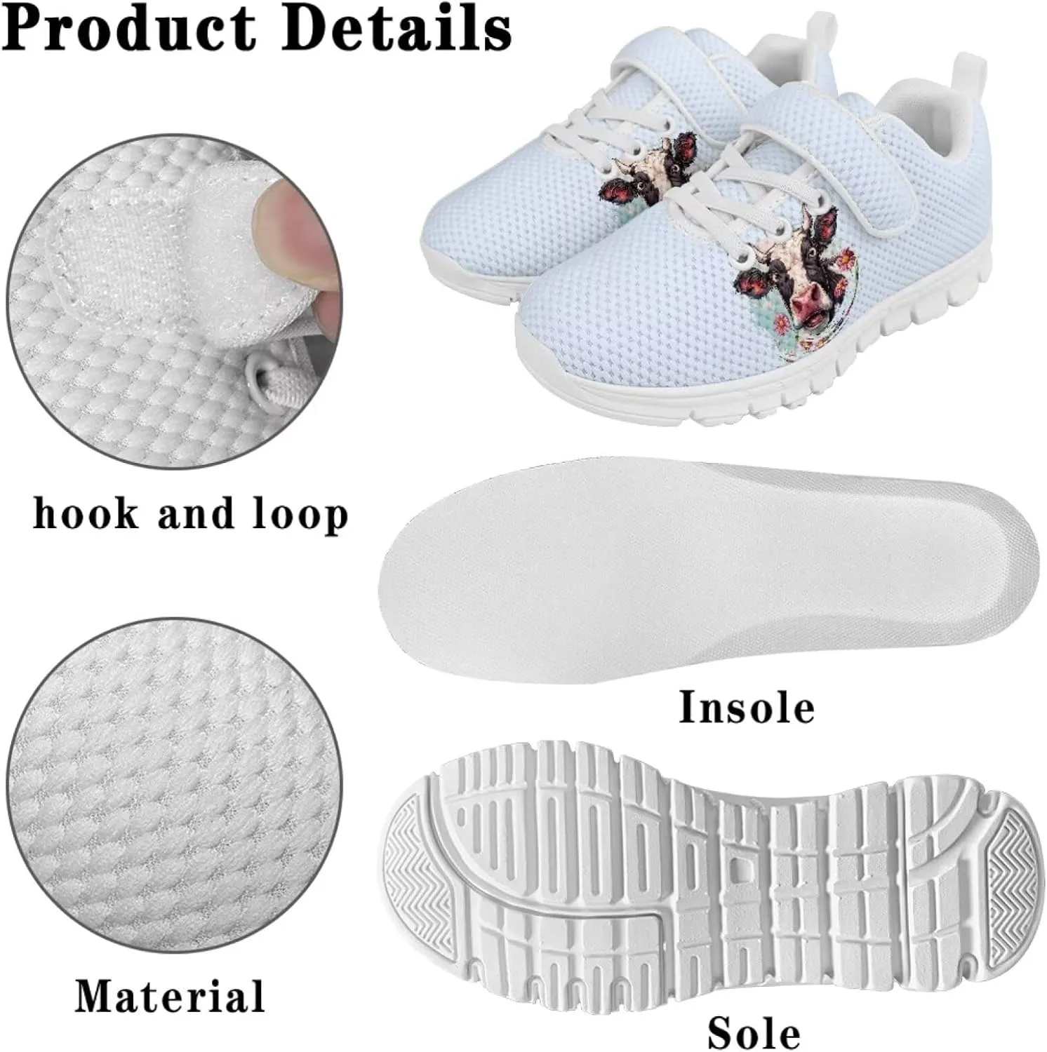 Forchrinse Frog Mushroom Tennis Shoes for Kids Boys Causal Comfort Running Walking Sneakers Mesh Sport Strap Athletic Shoes Lightweight for Toddlers