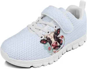 Forchrinse Frog Mushroom Tennis Shoes for Kids Boys Causal Comfort Running Walking Sneakers Mesh Sport Strap Athletic Shoes Lightweight for Toddlers
