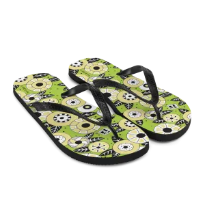 Funky Flowers Flip-Flops