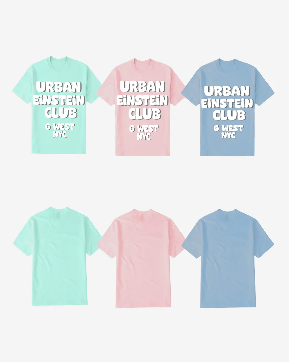 G WEST URBAN EINSTEIN CLUB TEE