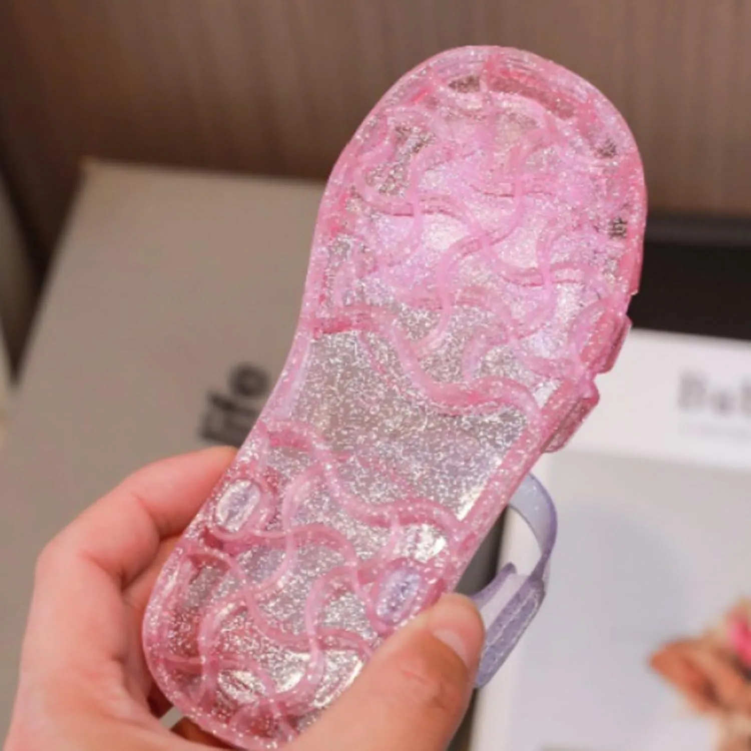 Girl's Baby Toddler Sandals Sandals For Girls Kids Toddler Dress Up Flat Sequins Butterfly Mary Jane Shoes Summer Casual Sandal Children's Adjustable Back Strap Water Sandal
