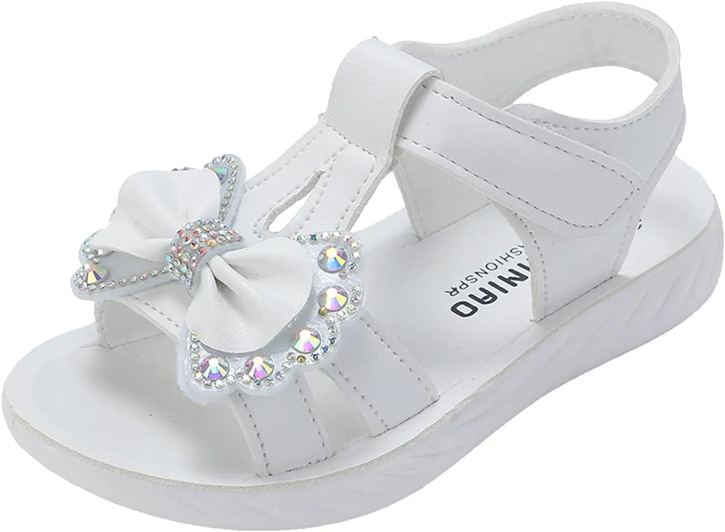 Girls Flat Sandals Girls Sandals Little Girl Soft Sole Children's Shoes Medium And Large Girl Baby Princess Shoes