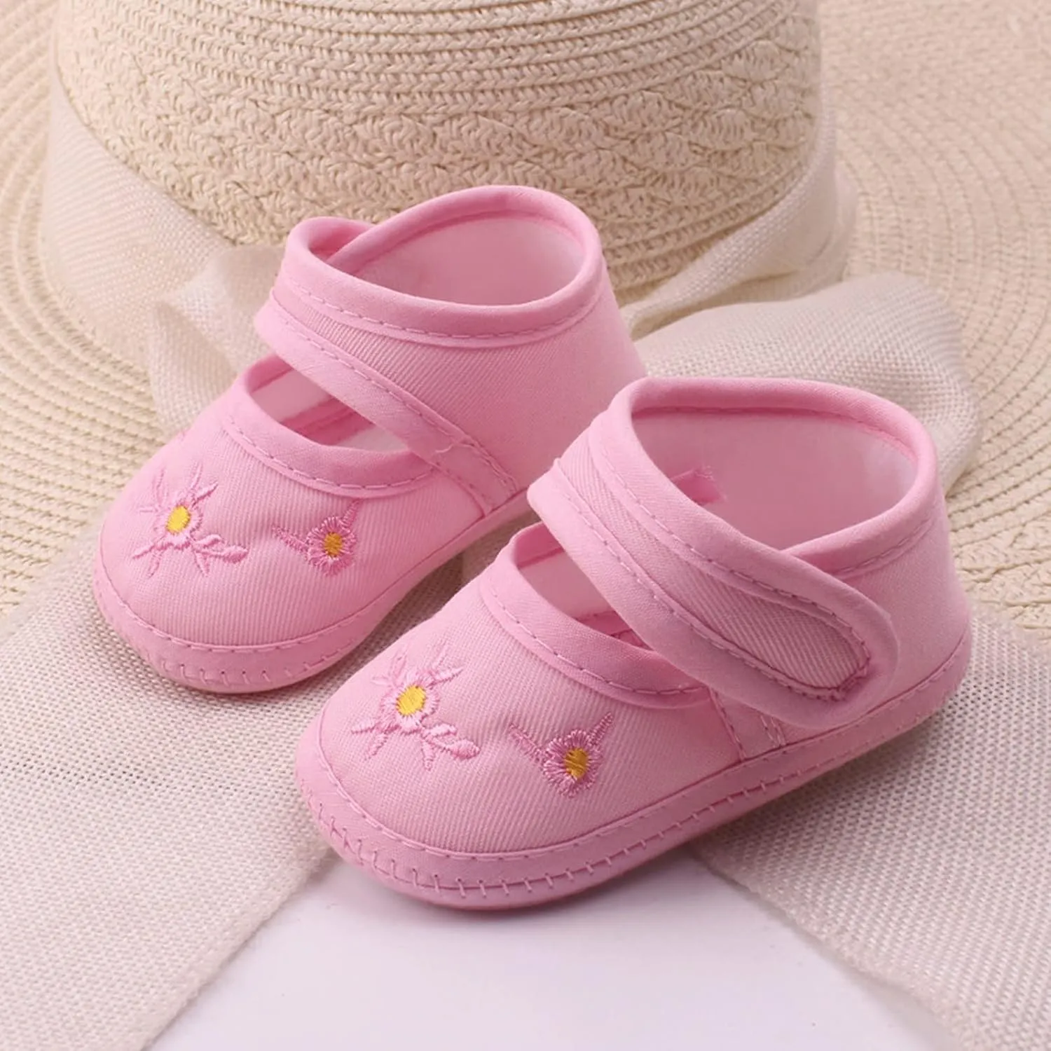 Girls Sandals 3 Infant Baby Girls Soft Sole Wedding Dress Mary Jane Newborn Light Baby Girls Sandals Heels