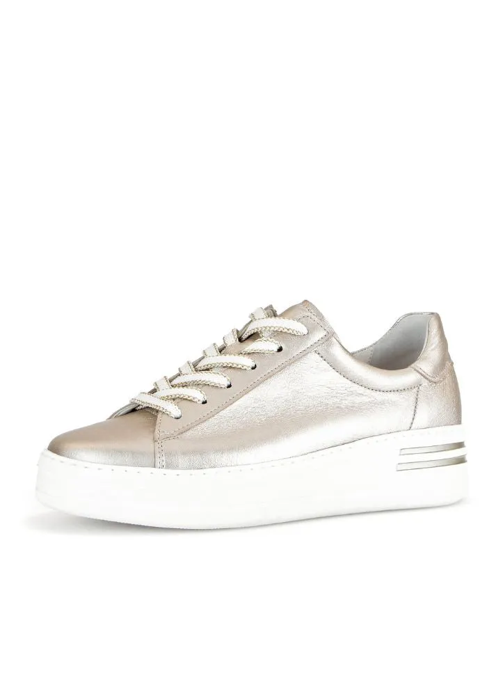 Gold Runners with Sparkle Detail on Laces