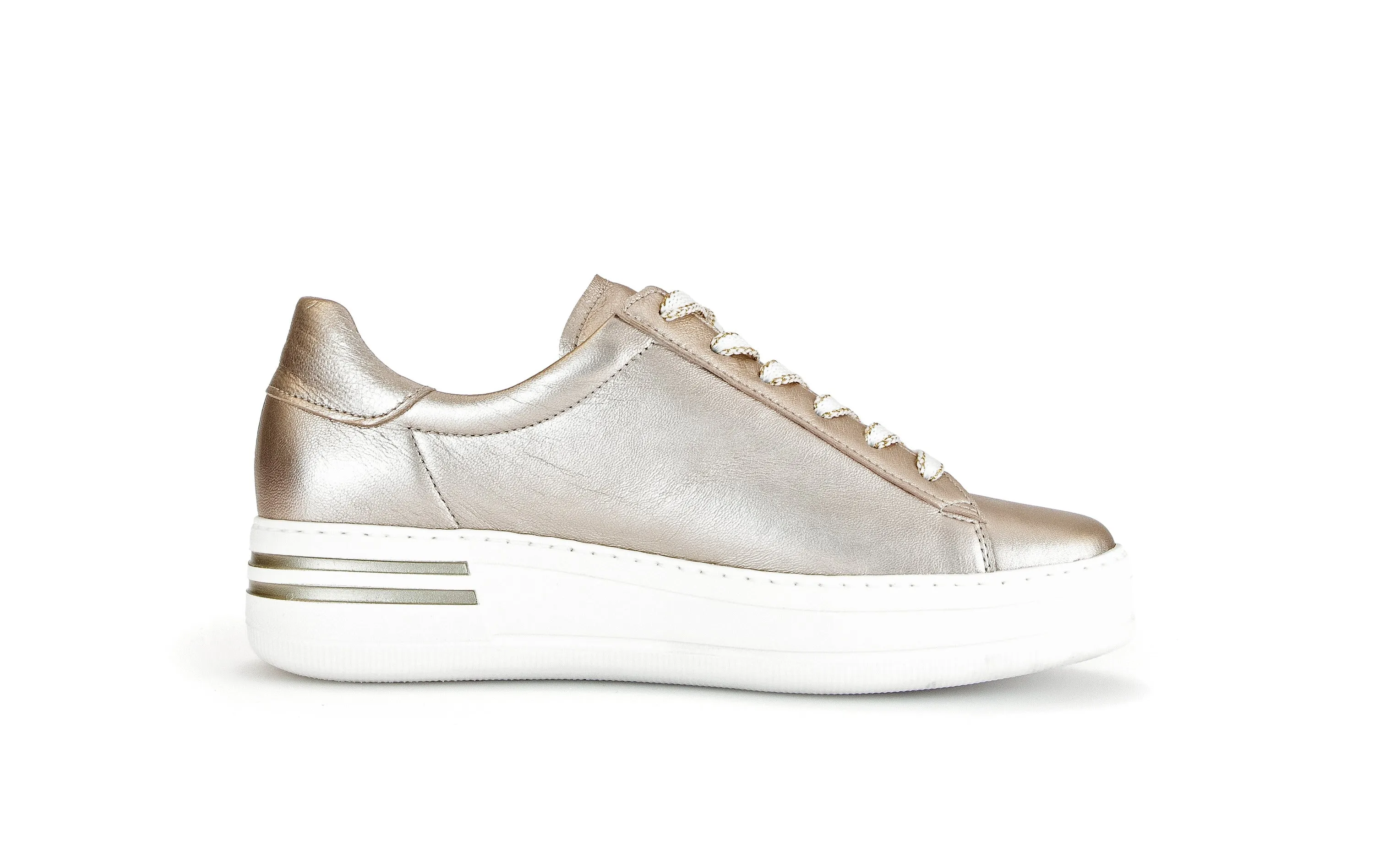 Gold Runners with Sparkle Detail on Laces