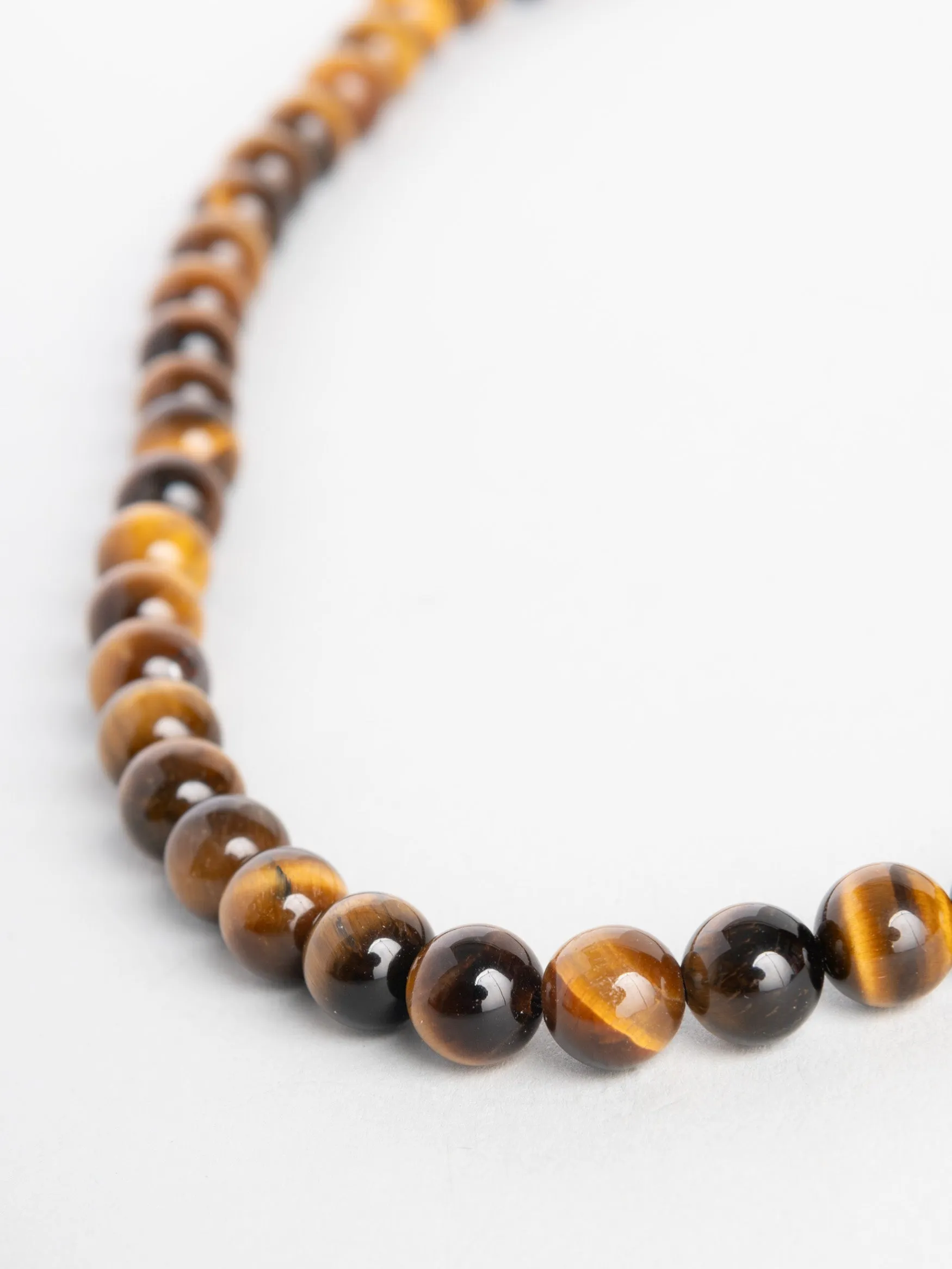 Golden Tiger's Eye - Beaded Gemstone Necklace