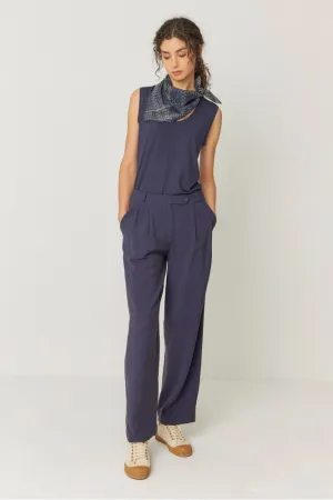 HAIDE Trouser navy violet | SKFK