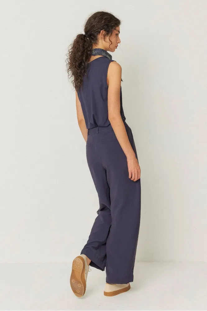 HAIDE Trouser navy violet | SKFK