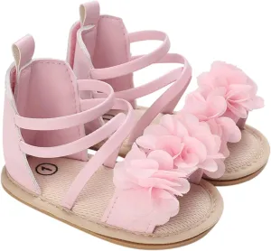 Infant Baby Boys Girls Summer Sandals Part Wedding Dress Ankle Strap Flats Newborn First Prewalkers Crib Shoes