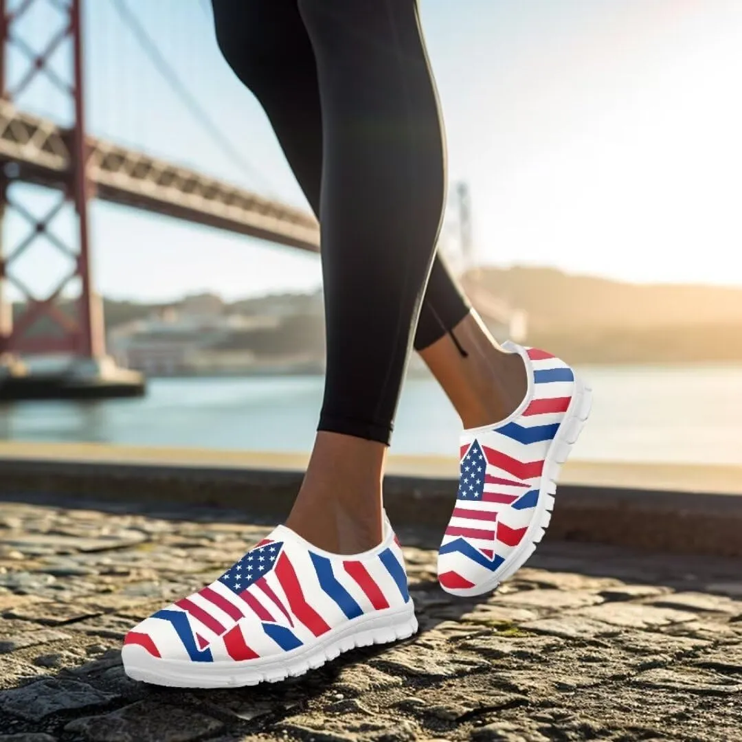 Jeiento Breathable Running Sneaker for Women Ladies Tennis Shoes Comfort Footwear Trainers Mesh Shoes Causal Travel Walking Flat Shoes