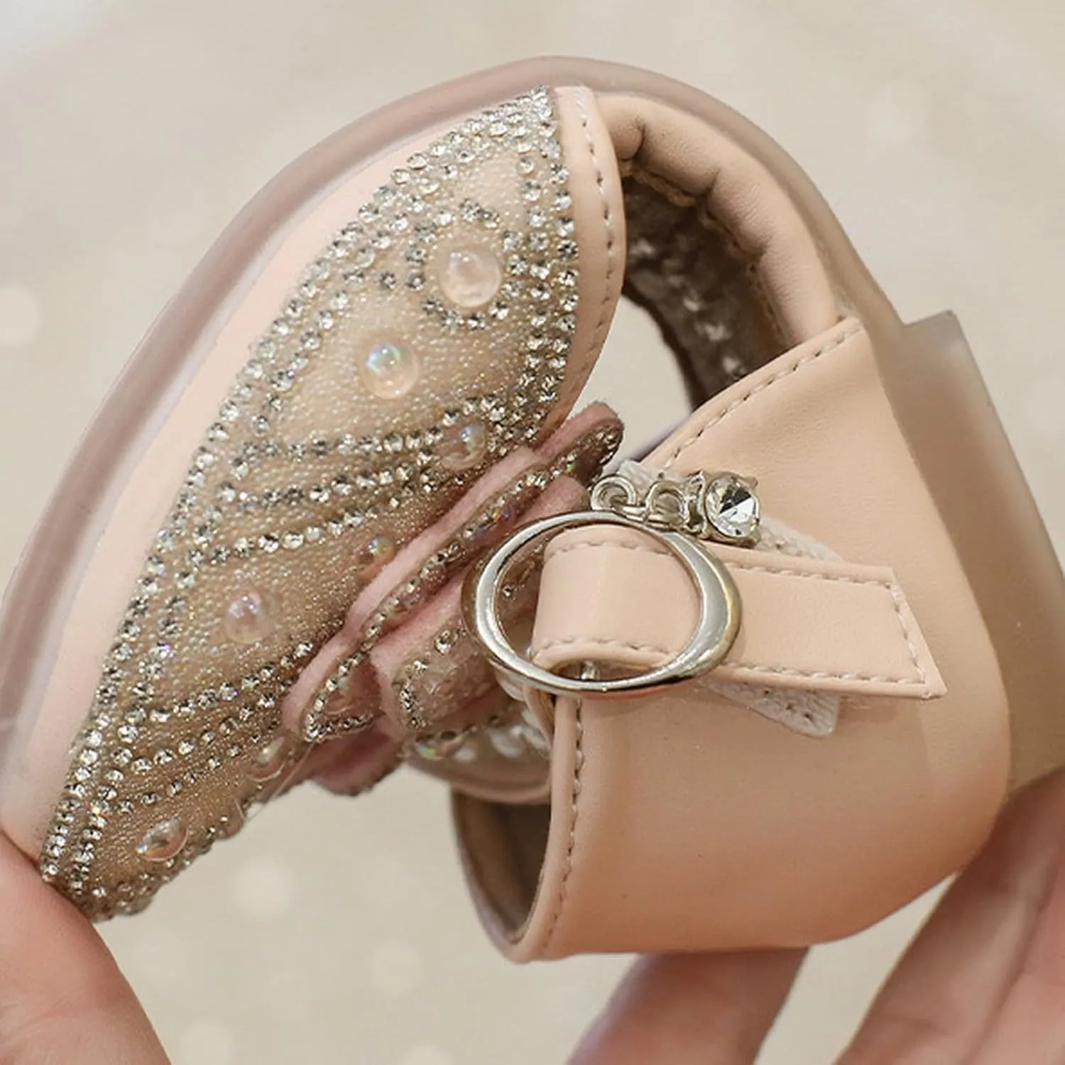 Jelly Sandals for Toddler Girls Girls Dress Shoes Bow Mary Jane Shoes Ballerina Toddler Girls Sandals Closed Toe