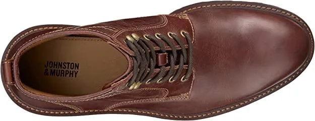 Johnston & Murphy Men's Barrett Size 10 Taupe Suede Plain Toe Boots
