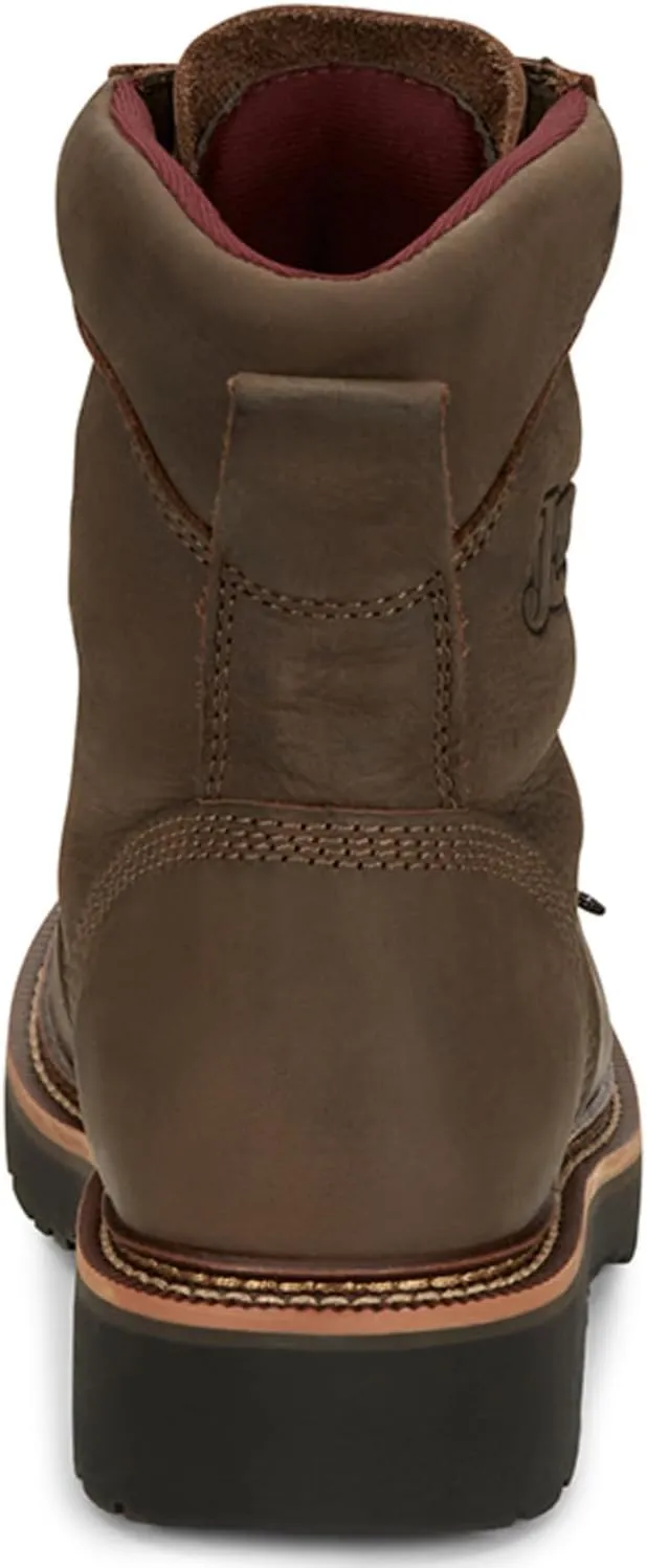 Justin Men's Rivot Lace-Up Work Boot Soft Toe - Ow440