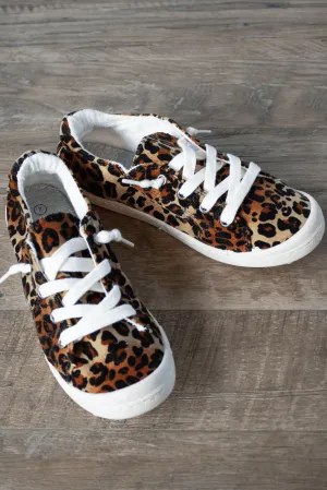 Kickin' It Leopard Sneakers