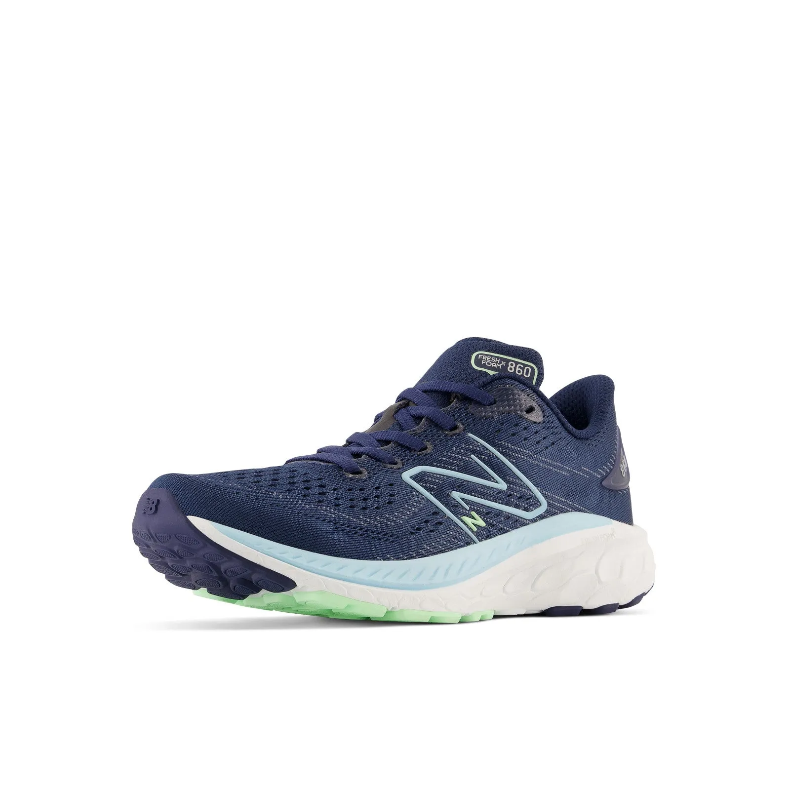 Kid’s Fresh Foam X 860 v13 (N - NB Navy/Bleach Blue/Green Aura)