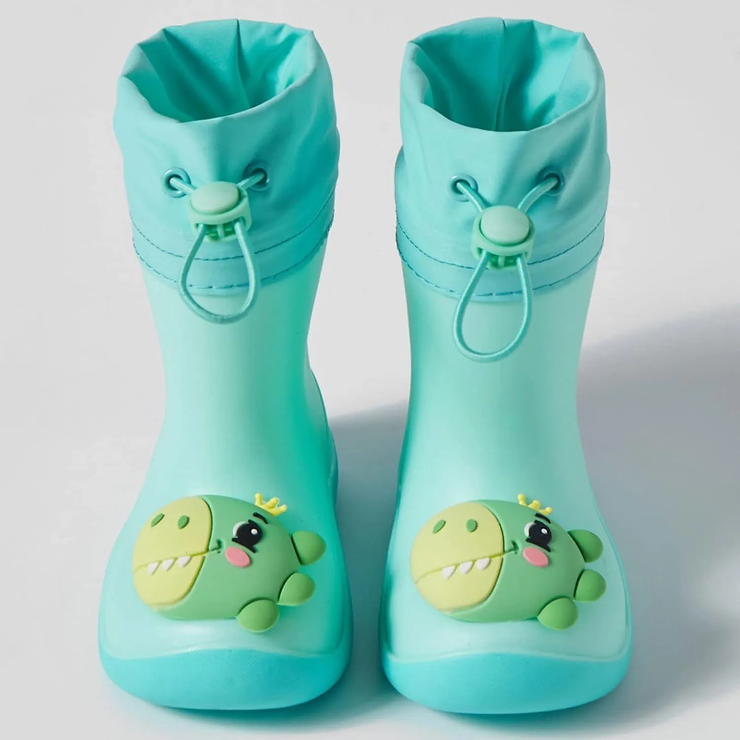 Kids Rain Boots, Toddler Rainboots Waterproof Rubber Kids Rain Shoes for Baby Girls Boys with Fun Baby Girl Shoes
