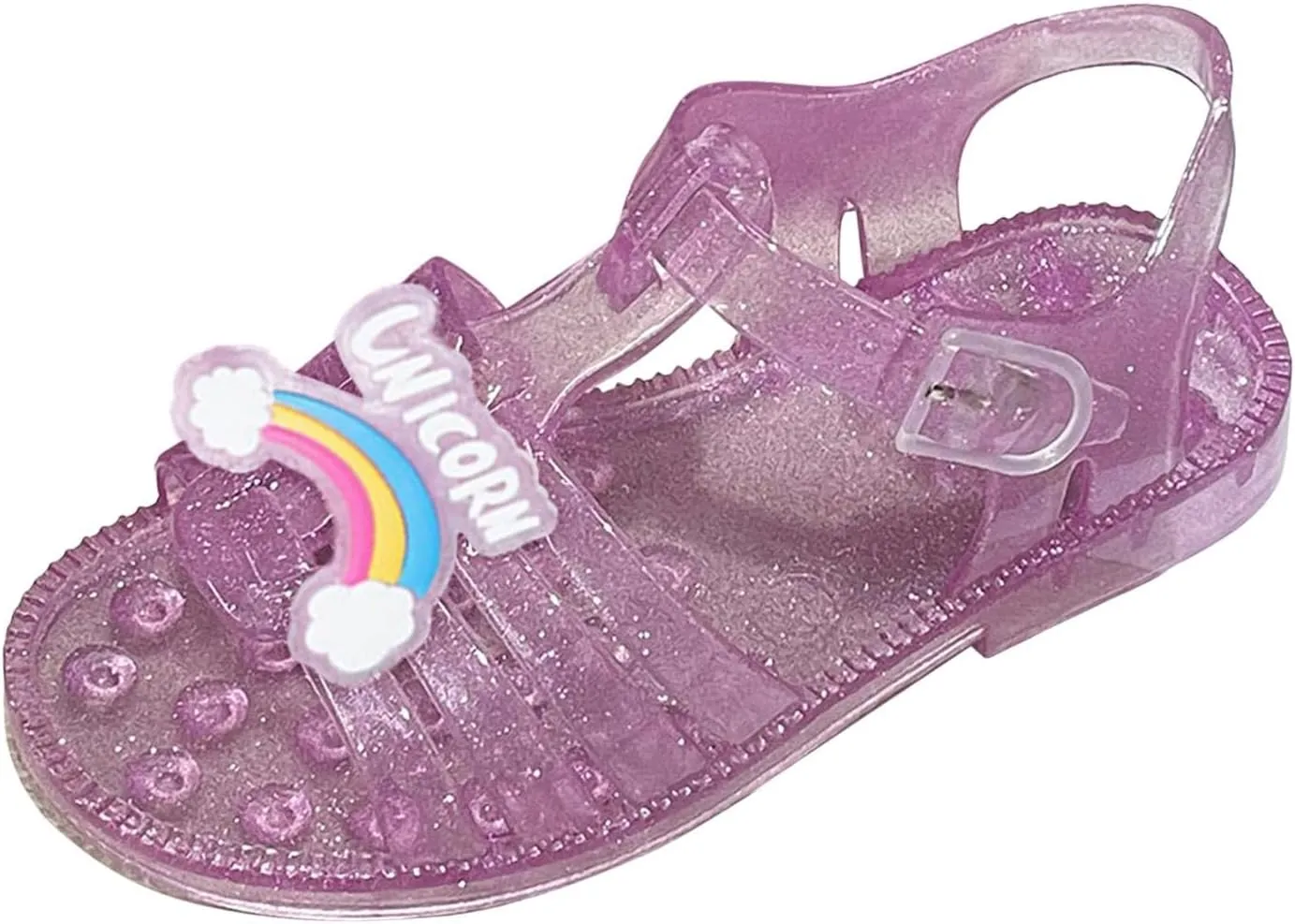 Kids Sandals Boys Girls Slide Summer Girls Sandals Jelly Cloth Flower Fashion Children Open Toe Beach Shoes Flower Girl Shoes