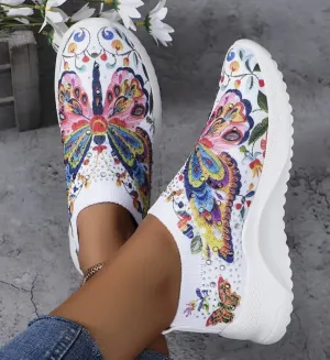 LADIES BUTTERFLY SNEAKERS