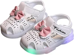 Light up Sandals Summer Cute Open Toe Sandal Lightweight School Shoe Party Wedding Hiking Dress Shoes Footwear
