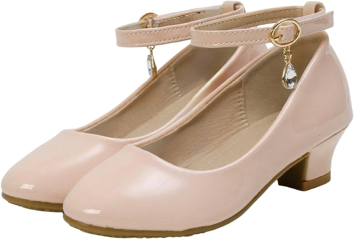 Little Girl Easter Summer Dress Shoes Girls High Heels Little Girl Single Shoes Children Princess Middle and