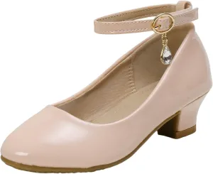 Little Girl Easter Summer Dress Shoes Girls High Heels Little Girl Single Shoes Children Princess Middle and